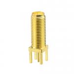 PCB Mount SMA Connector Straight (Jack,Female & Male ,50Ω) L17.68mm